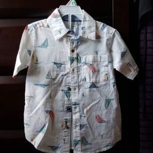 Kids nautical button down